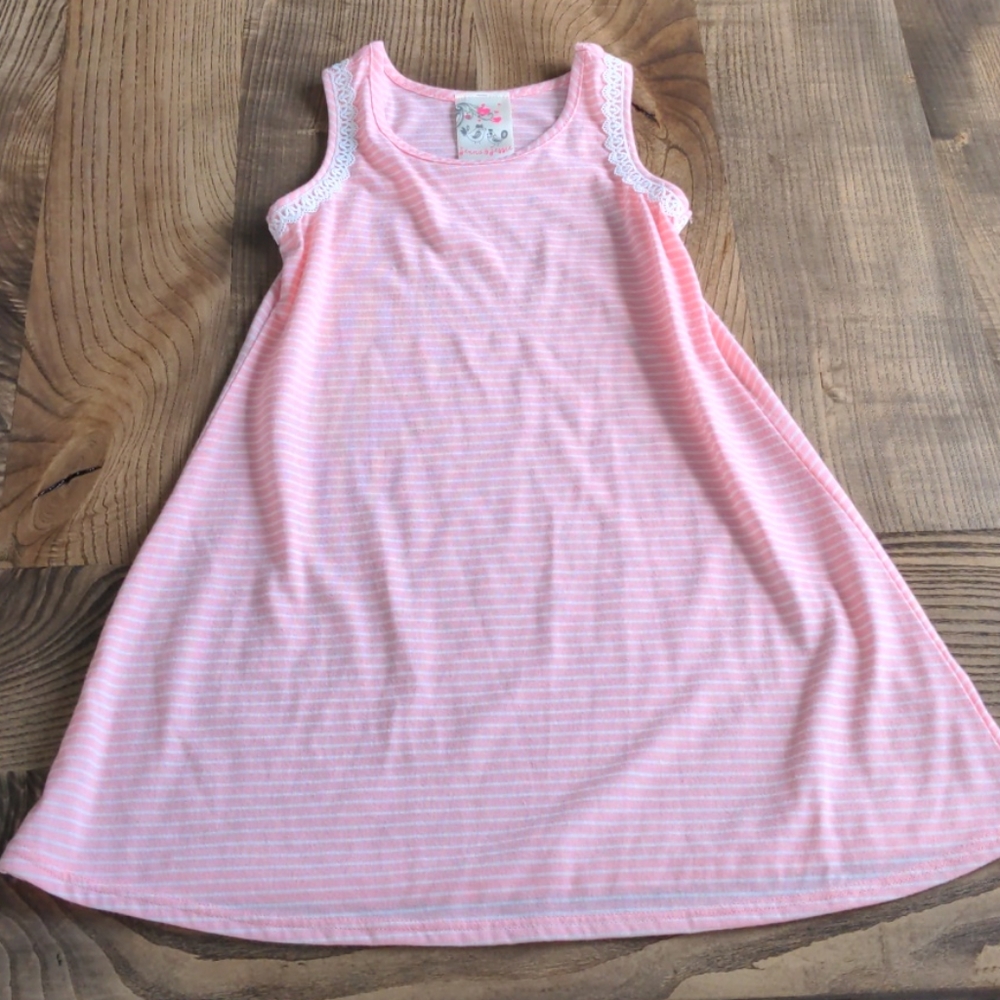 Euc dress, pink & white dress 5